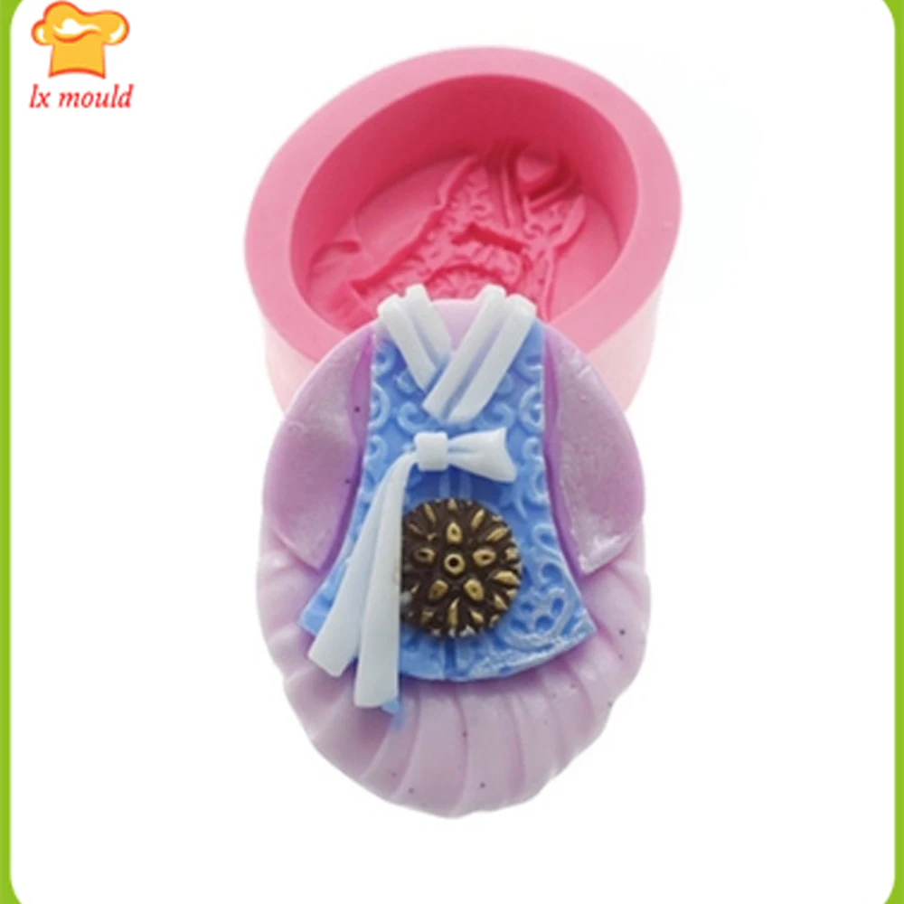 LXYY Бесплатная Южная Корея силиконовые формы Hanbok Aroma Stone Paste форма для изготовления