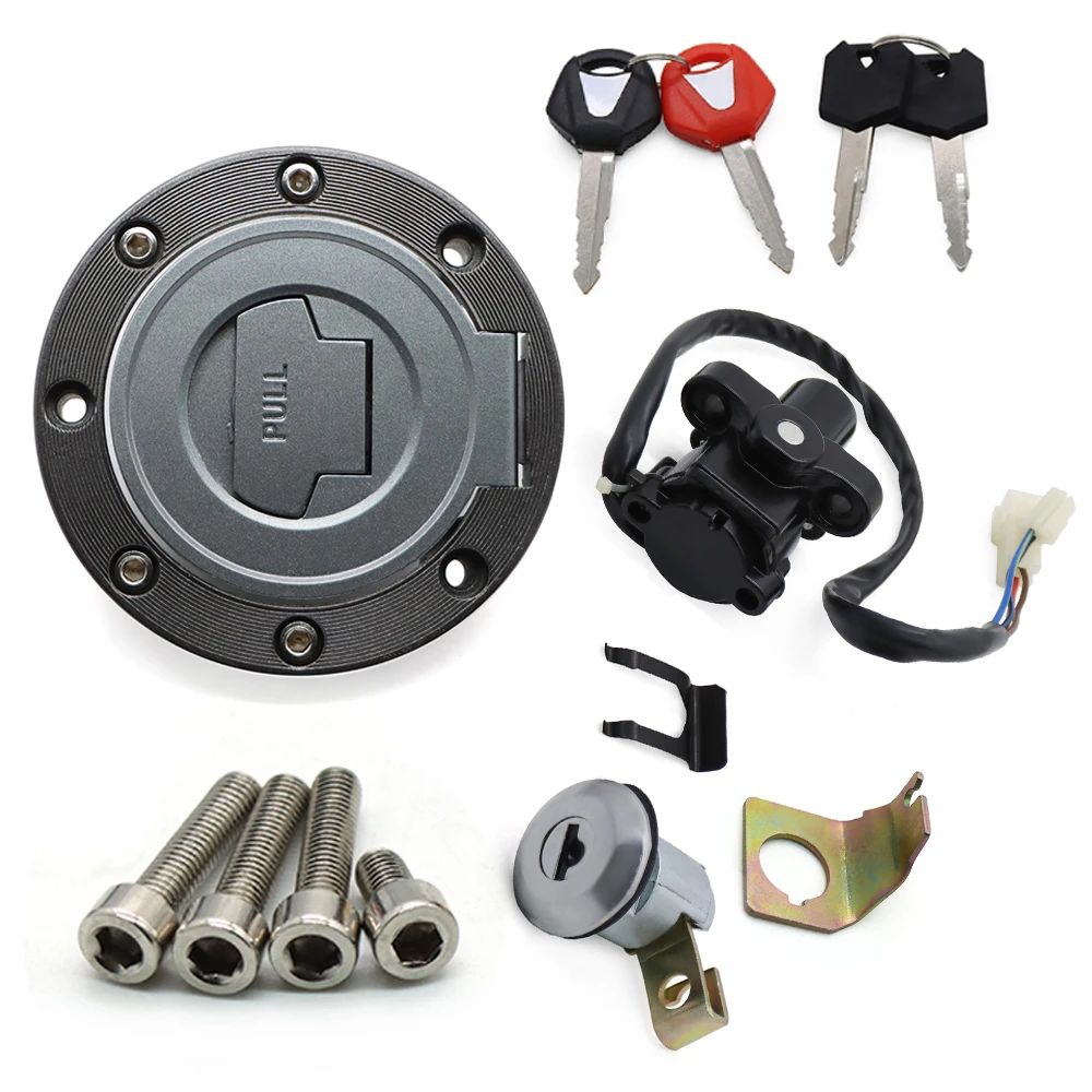 Комплект ключей зажигания для Yamaha YZF R1 R6 1992 2013 FJR1300 2001 2010 FZ6 YZF1000 YZF600 2004 2011|Зажигание