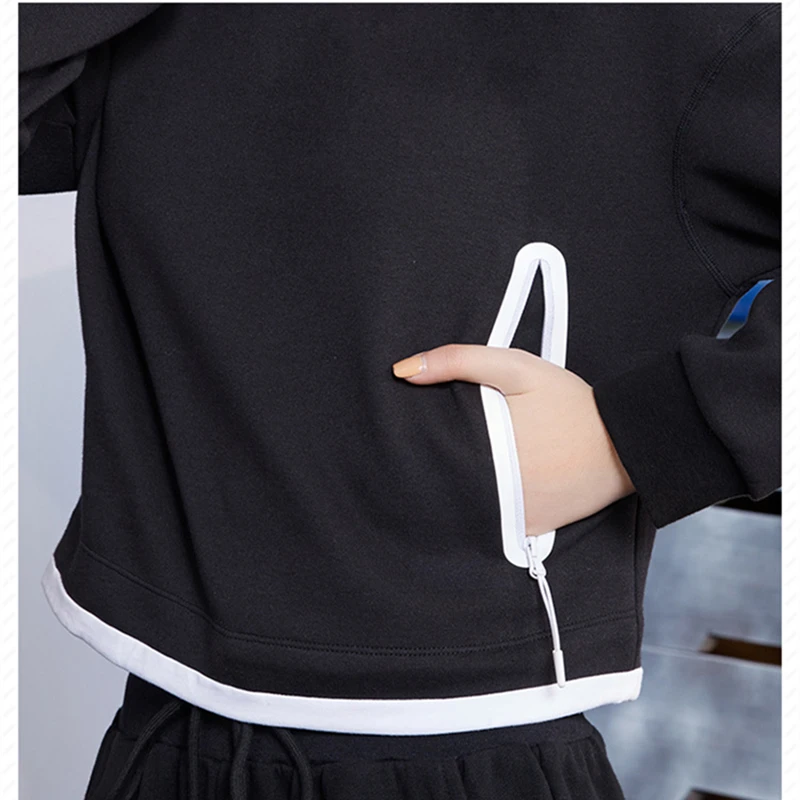 Vansydical/Женская спортивная одежда для бега Топы Свитшот Спортивная занятий йогой