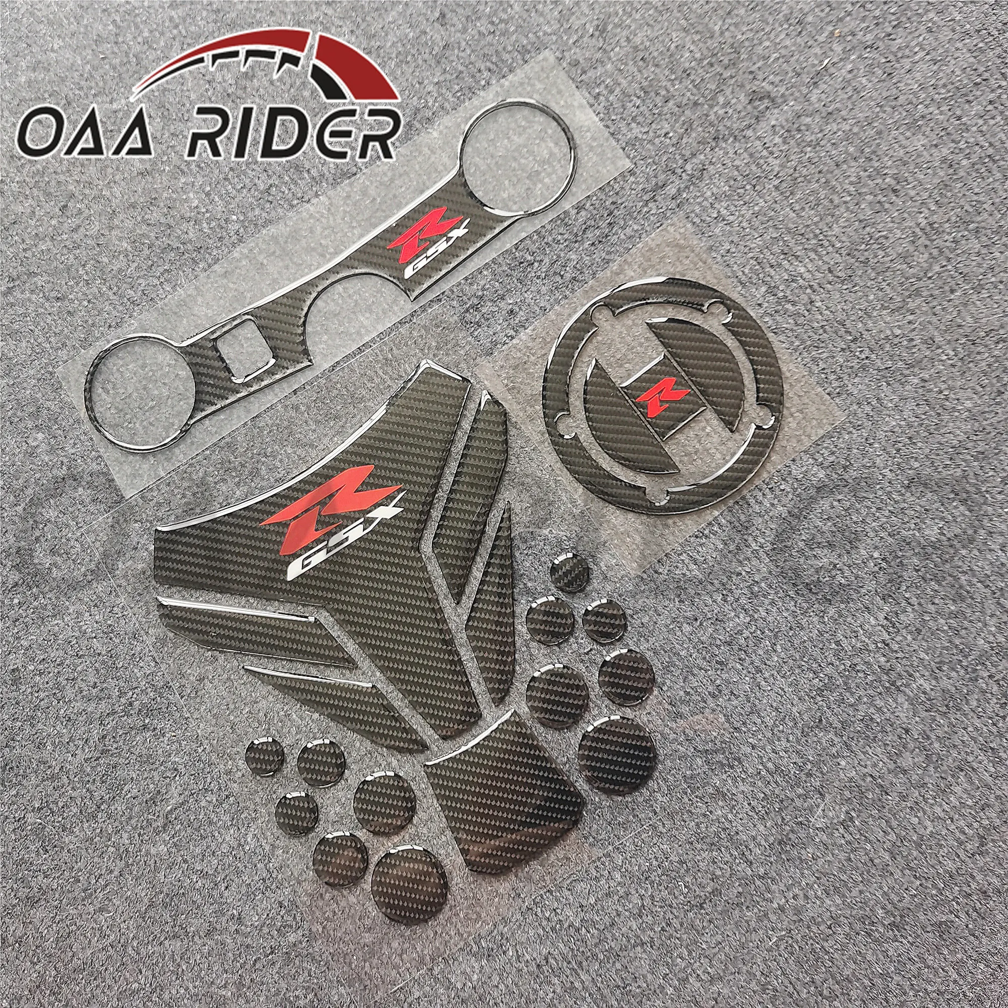 Бак нефть и газ Кепки крышка тройной зажим Стикеры для Suzuki GSXR600 GSXR750 2004 2005 GSXR1000 2003 K4