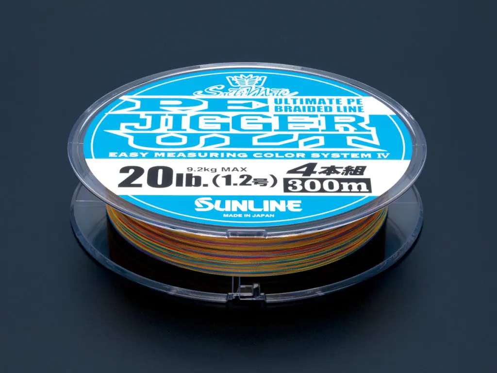 

SUNLINE PE JIGGER ULT 4 BRAID Stands Briad Multi Colors 600m 1200m 16LB-60LB Max Drag Made In Japan Fishing Line