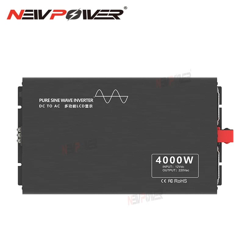 

Hot sale 12v 24v 36v 48v 60v 72v dc to ac 100v 110v 120v 220v 230v 240v 4000W DC TO AC Pure sine wave Invert power