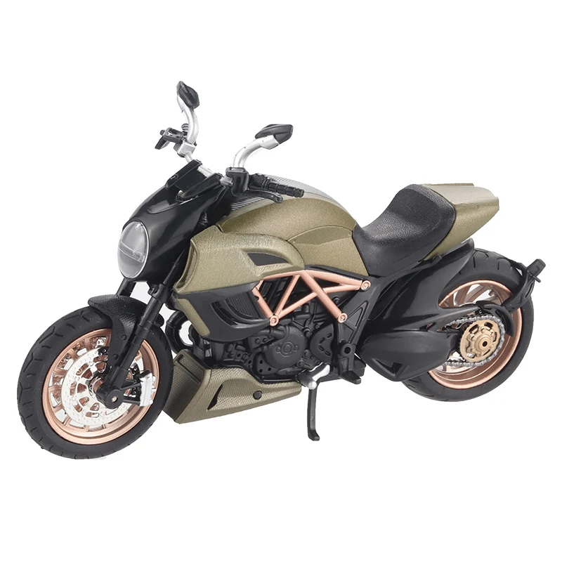 Модель мотоцикла Ducati из сплава имитация звука и светильник коллекционные