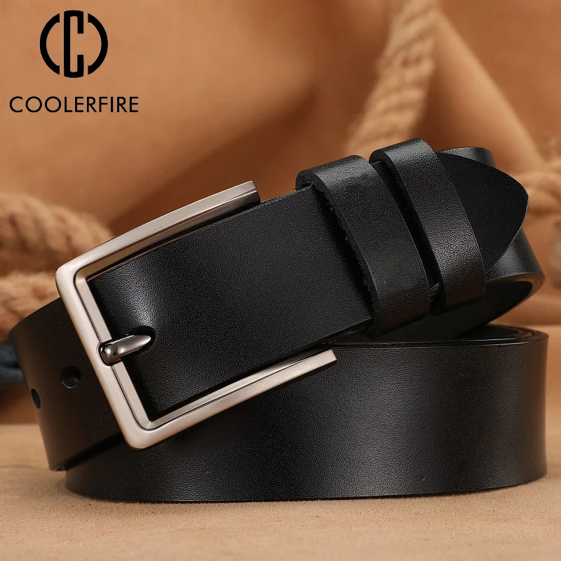 

2021 новый ремень мужской джинсовый ремень модный Бизнес Корова Натуральная кожа высокое качество кожа мужской сплав мужской кожаный ремень ...