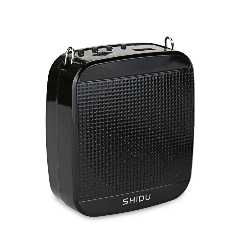 구매 SHIDU-15W 음성 증폭기 유선 마이크, 교사를 위한 휴대용 풀 레인지 오디오 사운드 스피커 투어 가이드 요가 강사 S512