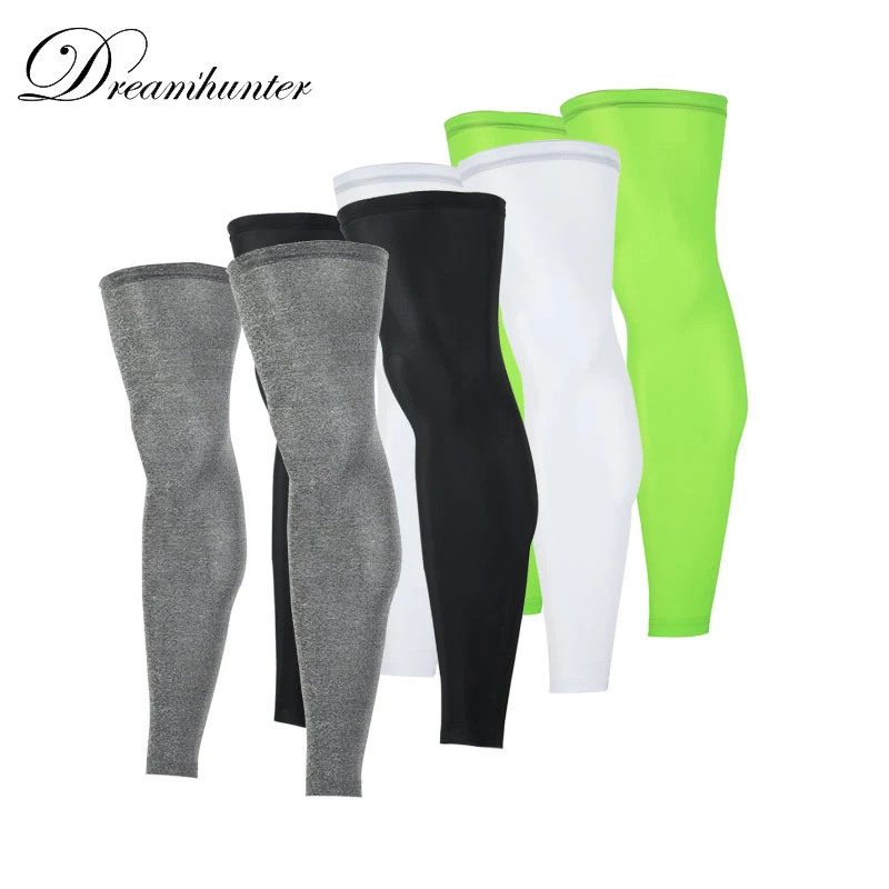 

1 pair Compression Legs Warmers Lengthen Knee Pads Sleeves Brace Non-slip for Basketball Running Volleyball Cycling Gym Kneecap