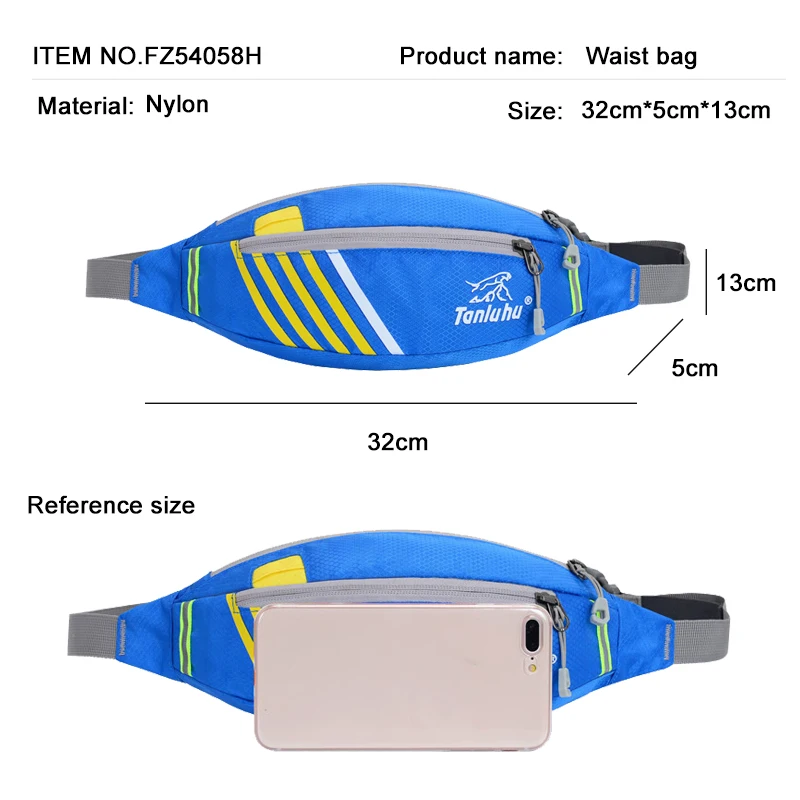 Поясной кошелек YoReAi унисекс для денег сумка спорта на открытом воздухе бега