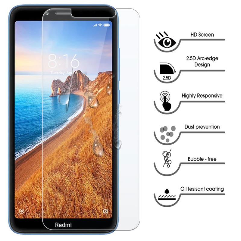 Закаленное стекло для Xiaomi Redmi 7A Redmi7a защита экрана Ksiomi 7 A бронированный лист Mi7a