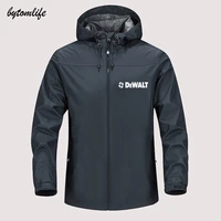 2021 classic white logo dewalt outdoor mountaineering windproof jacket hooded comfortable unisex fashion high quality asian size
