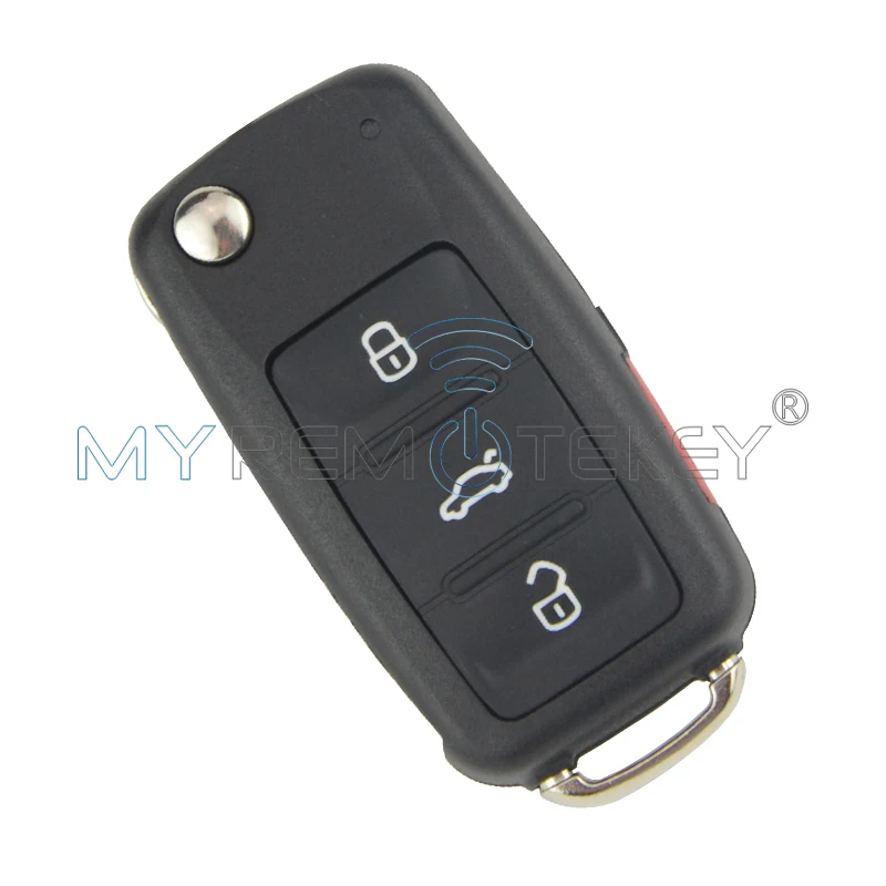 Флип Автомобильный Дистанционный ключ для VW Bettle CC EOS Golf Jetta Passat Tiguan Touareg 2014 2015 2016