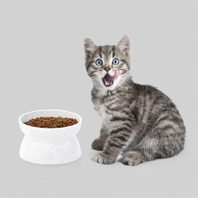 Creative Antiskid Cat Bowls With Raised Stand Pet Food And Water Bowl Perfect For Cats Small Dogs Supplies | Дом и сад
