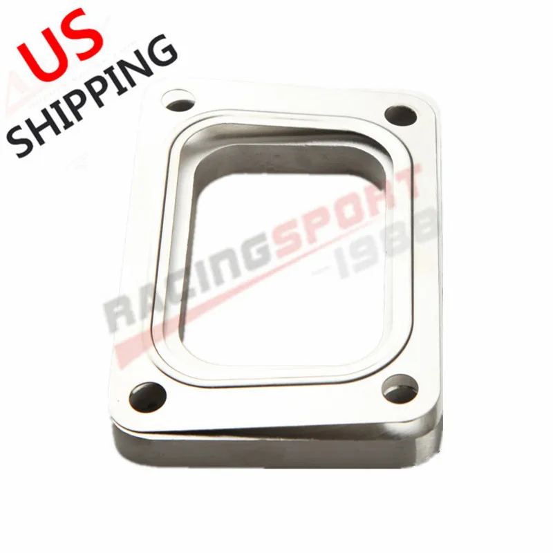

New For T6 GT5533R GT5541R GT6041 Undivided SS304 Turbo Flange & T304 SS Gasket