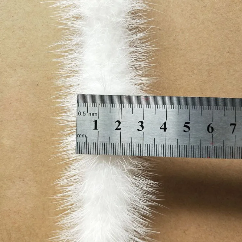 Лента из натурального меха норки пушистая отделка одежды аксессуары для шитья