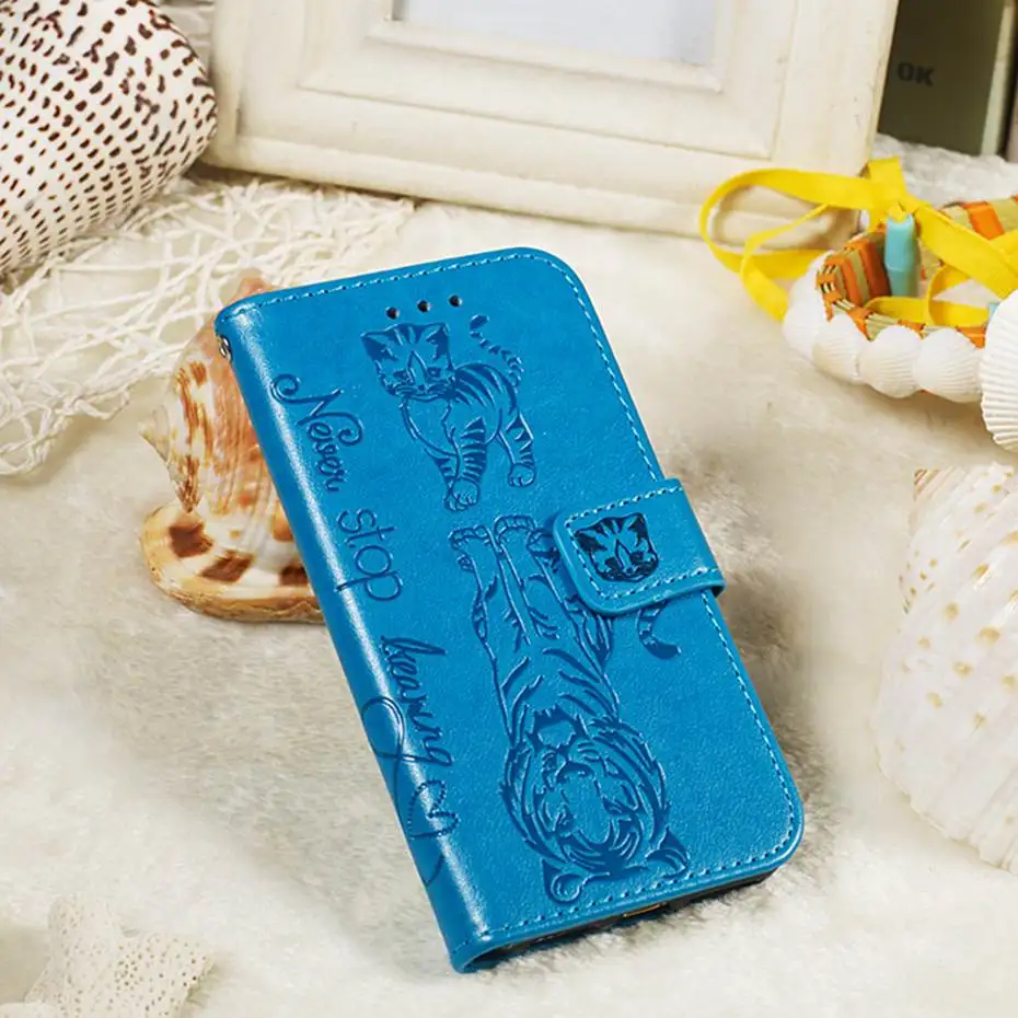 Кожаный флип-чехол с 3D кошкой и тигром для huawei P30 P20 Pro mate 30 Lite P Smart Z Y7 Prime Honor 9X20 Pro 8A 10i Y6