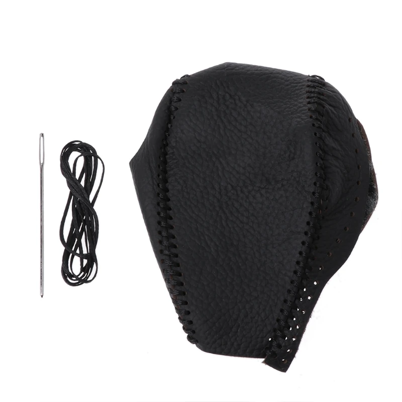 Новые автомобильные аксессуары кожаная рукоятка для рычага переключения