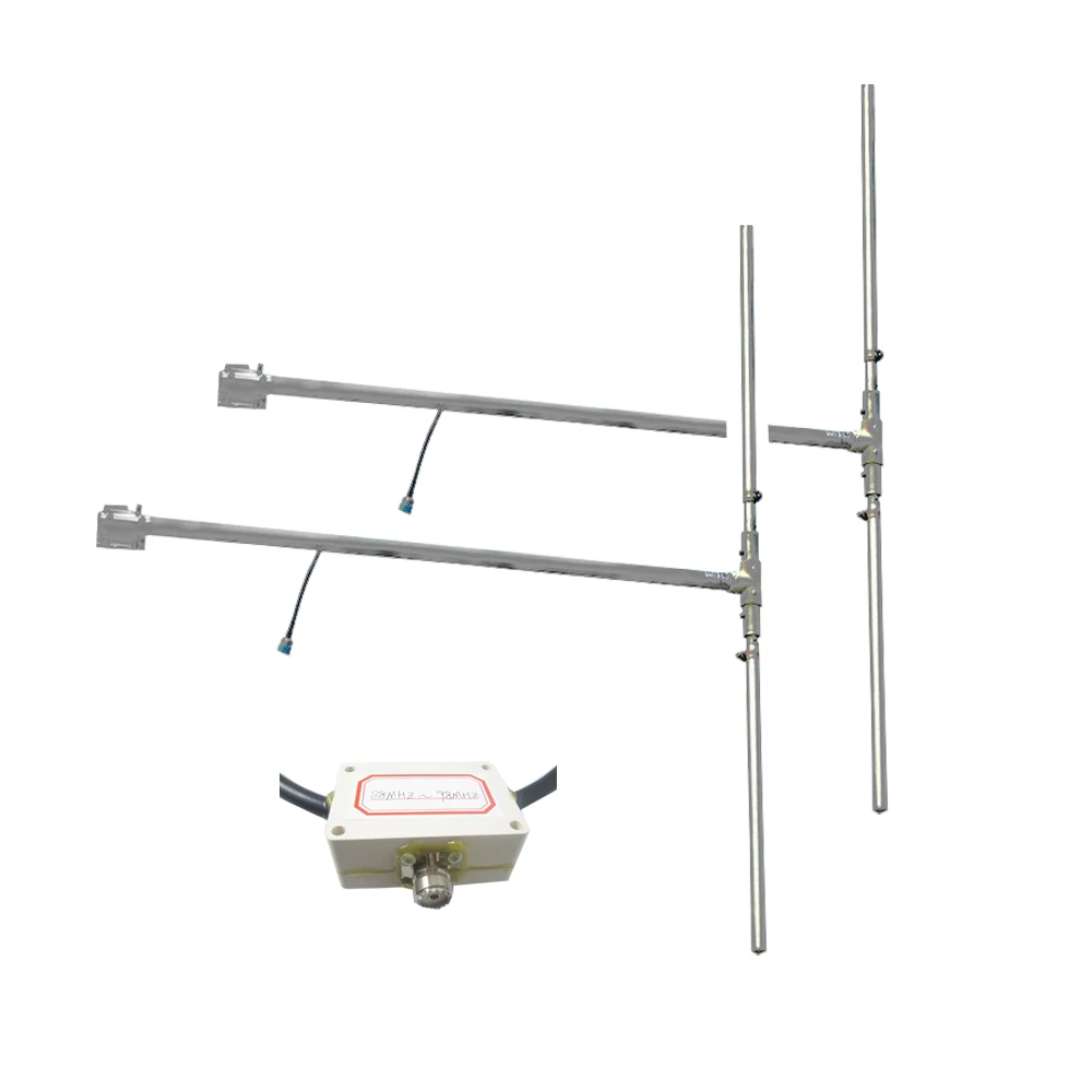 FMUSER 2 Bay DP100 Dipole FM антенна с делителем силового разветвителя 88 98 МГц|Теле- и