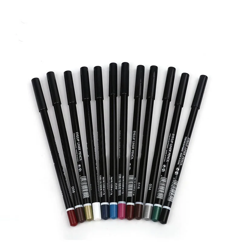 

12pcs / set Waterproof Eyeliner Waterproof Eyeliner cosmetic Eyeliner makeup pen
