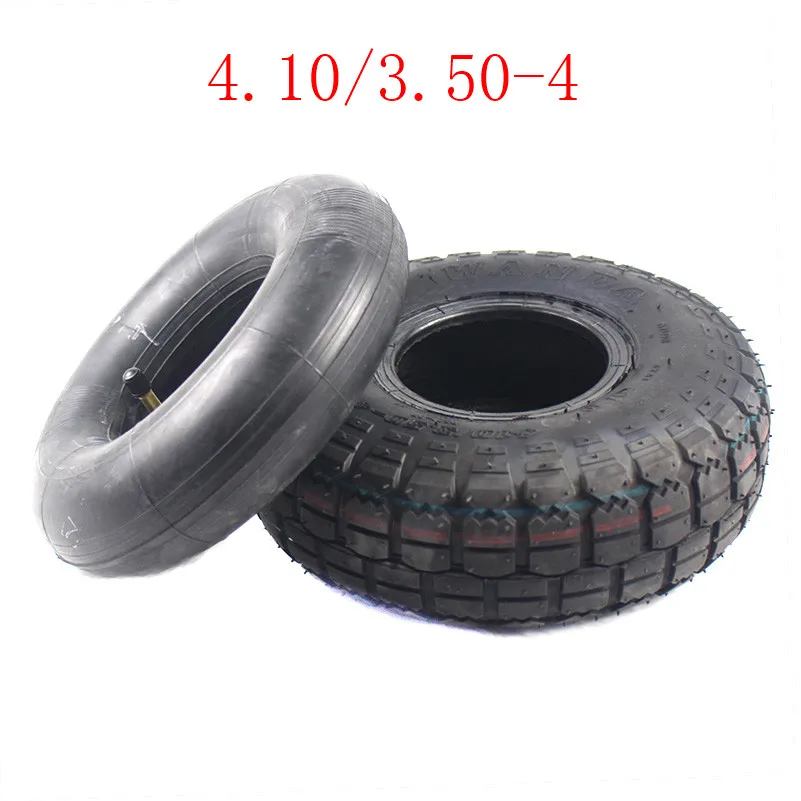 inner and outer tire Высокое качество 4,10/3,50-4 камерная шина 410/350-4 покрышка для электроскутера внутренняя труба - Цвет: inner and outer tire