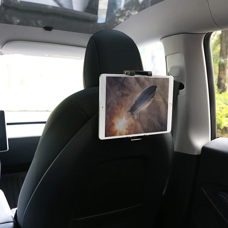Car Tablet Holder For Tesla Model 3 Model Y Seat Support Tablet Stand Phone Bracket for iPad Rotation Car Interior Accessories