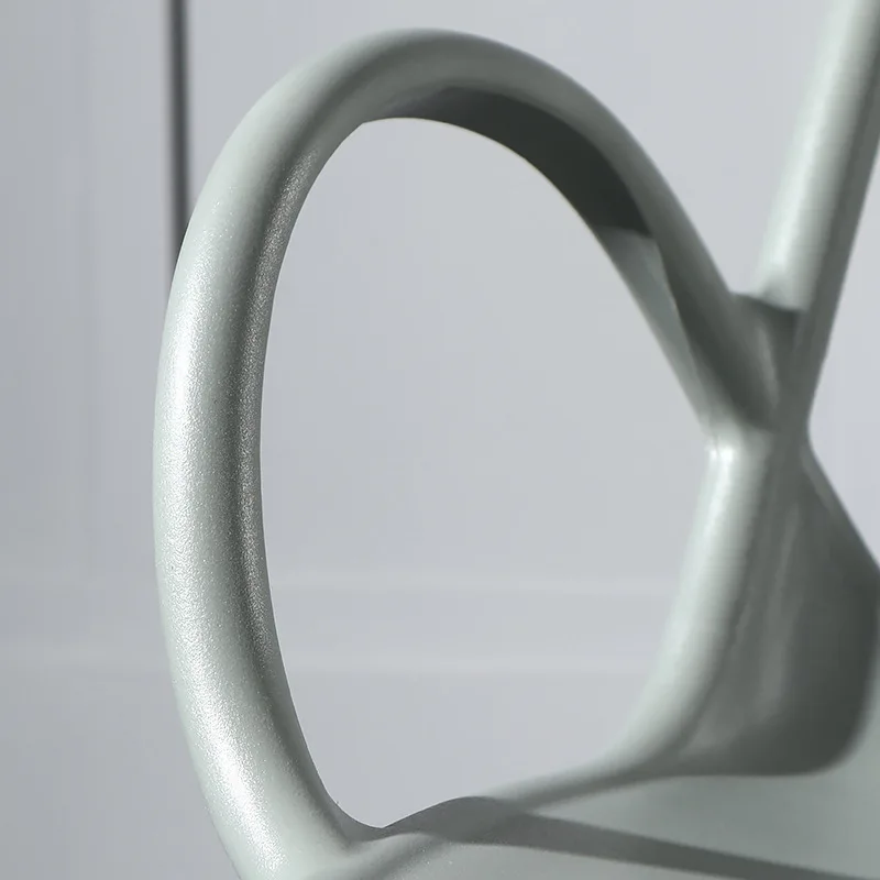 Современный минимализм пластиковый стул ресторанная столовая стулья для фермы