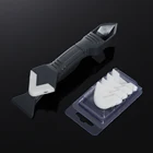 Силиконовый шпатель 3 в 1, набор инструментов для удаления клея и остатков клея