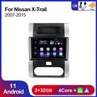 Автомагнитола для Nissan X-Trail XTrail 2 T31 2007-2015, 2 Din, Android 11, 2 + 32 ГБ