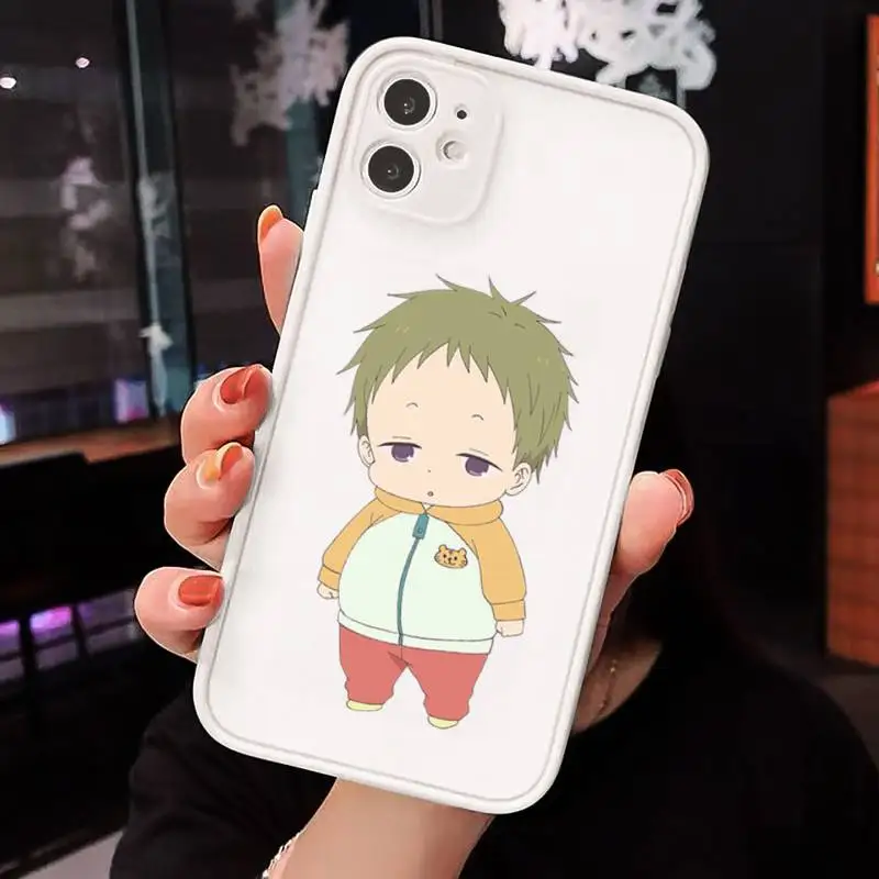 

School Babysitters Ryuichi Kashima Phone Case matte transparent For iphone 7 8 11 12 plus mini x xs xr pro max cover