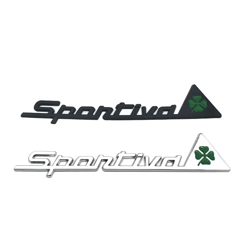 Металлическая Наклейка для Alfa Romeo SPORTIVA эмблема наклейка с логотипом 3D Badge Decal