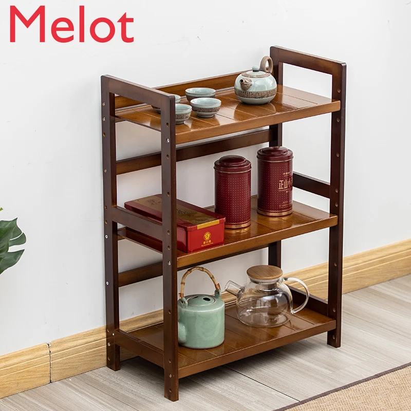 

Small-sized Simple Tea Pot Holder Multi-storey High capacity Rounded Corners Stable Load Bearing Tea Pot Tray