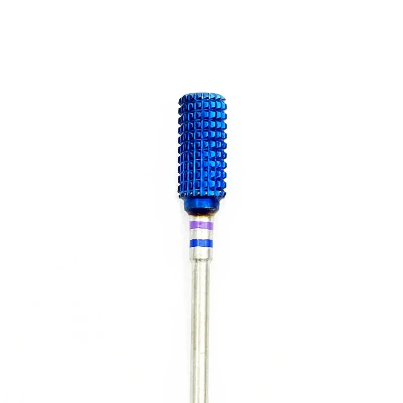 5 шт. синий Вольфрам Карбид Боры Нано покрытие ногтей сверло стоматологические