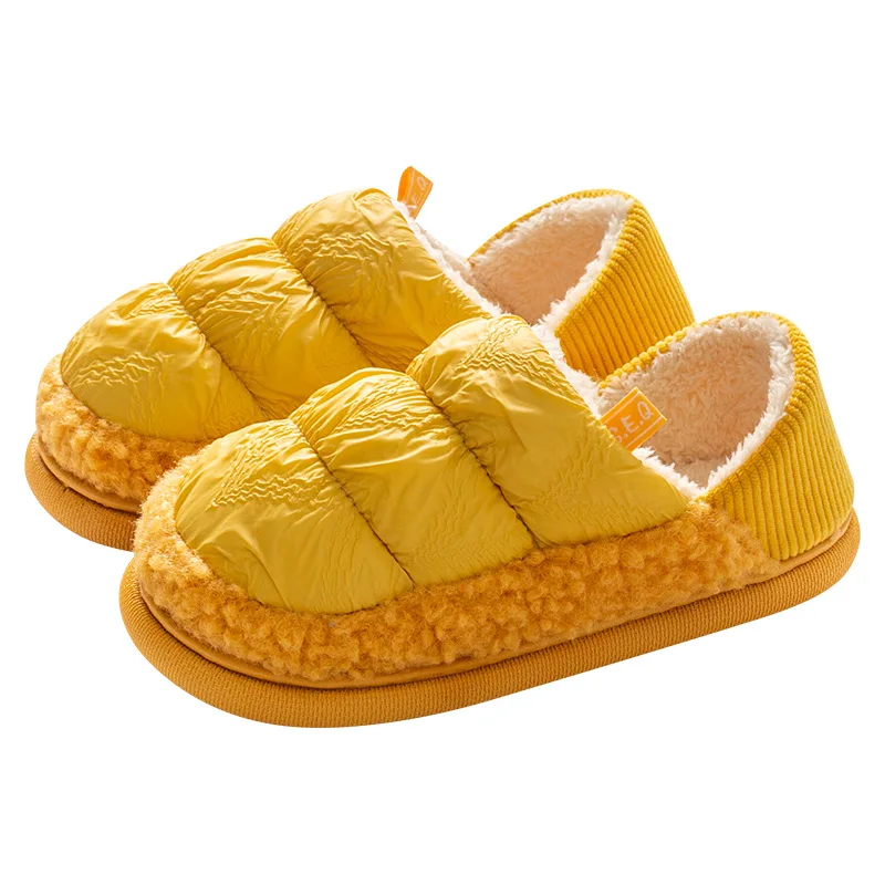 

Autumn and Winter Women's Fashion Plus Velvet Thickening Non-slip Warmth Waterproof Short Cotton Shoes for Women