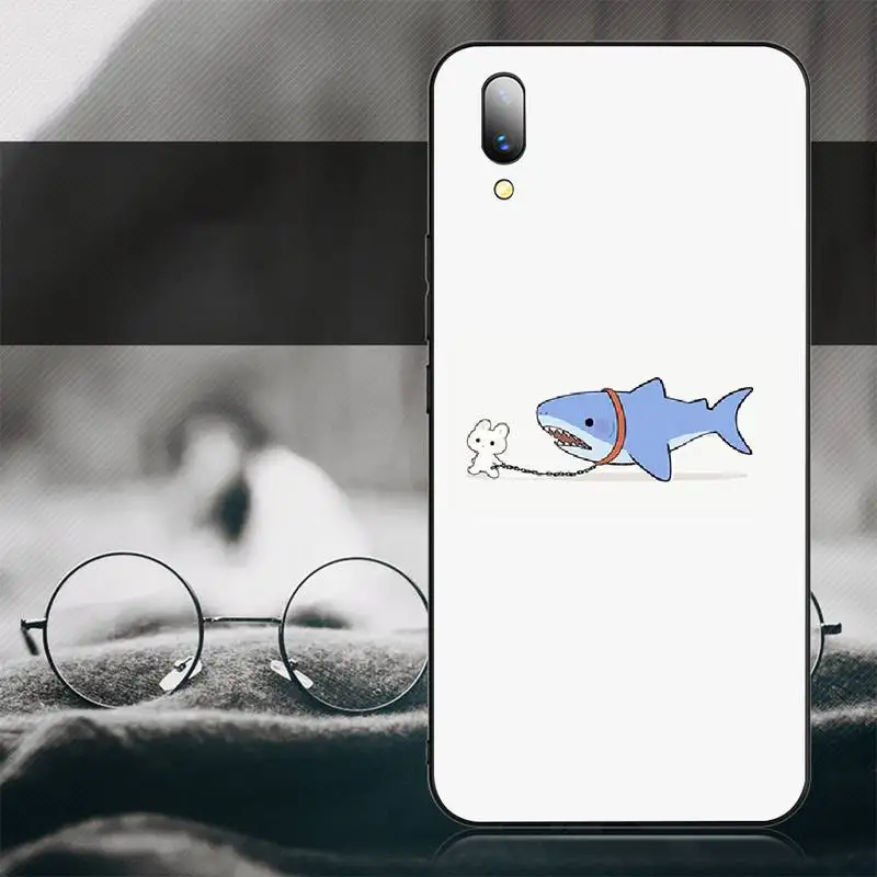 Мягкий силиконовый чехол PENGHUWAN для Vivo Y91c Y17 Y51 Y67 Y55 Y93 Y81S Y19 Y7S черный телефона |