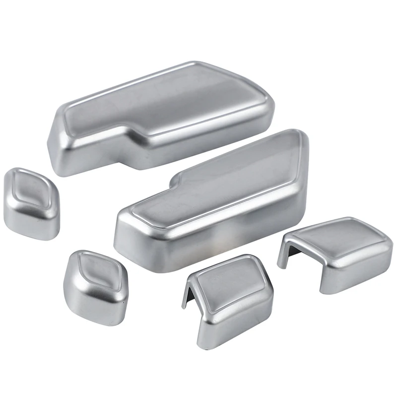 6Pcs Chrome Car Door Seat Adjust Buttons Switch For Mercedes-Benz E Class W204 W205 W212 W218 X204 X166 C GLK GL ML CLS | Автомобили и