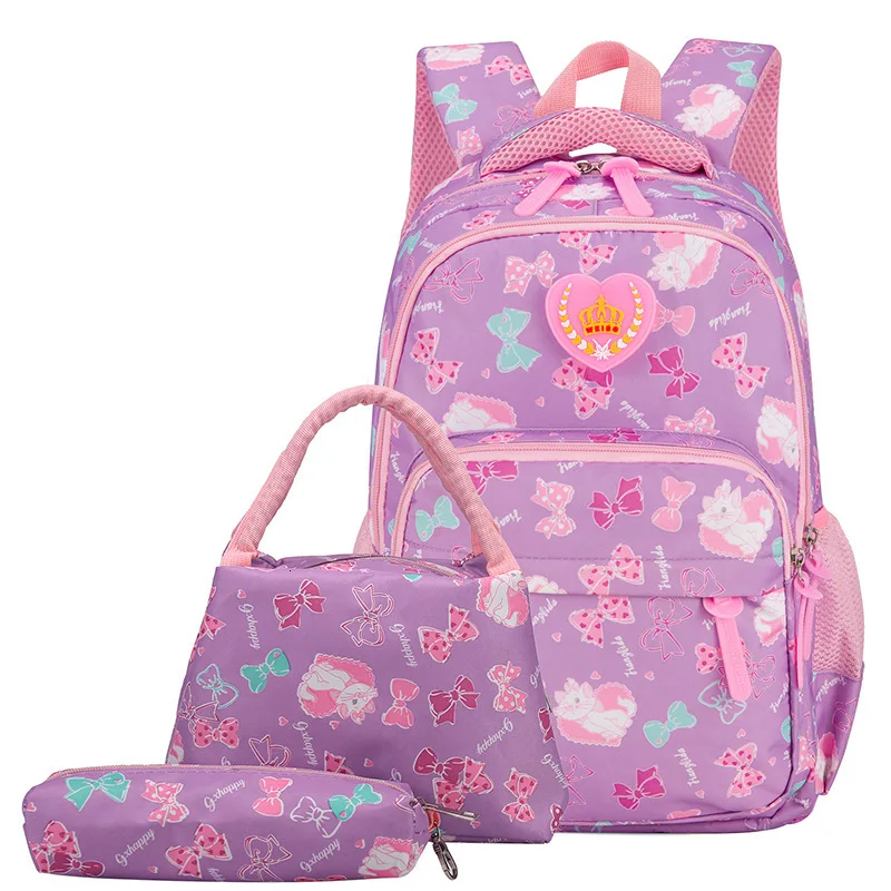 kids school bags set girls children orthopedic backpack primary school backpack princess schoobag kids satchel mochila infantil