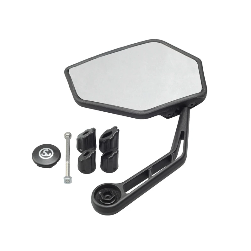 

1 Pair Bicycle Mirror Safe Bike Rear View Mirror 360Rotating Bar End Mirror for Mountain Bike Handlebar