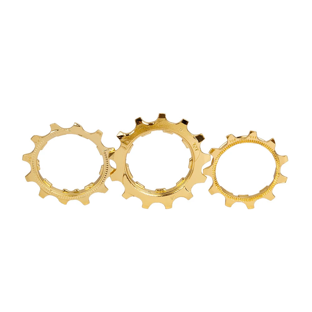 

MTB Bicycle Cassette Gold Cog 9 10 11 Speed Golden 11T 12T 13T Road Bike Cogs Freewheel Part