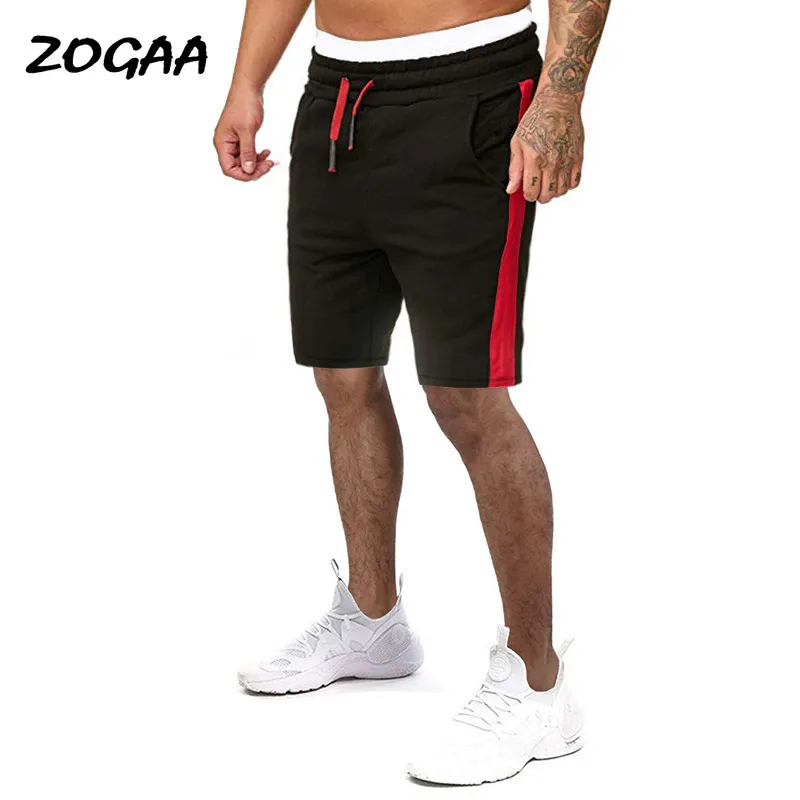 

ZOGAA Shorts Men Casual Pants Men's Summer Sweatpants Jogging Beach Drawstring Straight Knee Length Daily Hot All-match Chic New