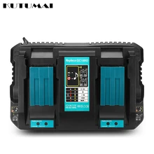 Replace DC18RD Li-Ion Battery Charger For Makita 18V BL1815 BL1830 BL1840 BL1845 BL1860 14.4V BL1415 BL1430 BL1440 BL1445 BL1460