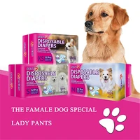 disposable dog diapers female super soft and powerful absorbent diapers high quality 12pcsbag dog diapers