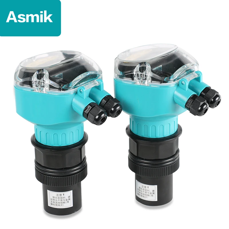 

Asmik smart ultrasonic liquid level sensor water tank level sensor