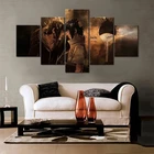 5 панелей, без рамки, аниме постер Narotu, Sasuke Itachi, холст, живопись, фреска, гостиная, спальня, домашняя Настенная картина, украшение