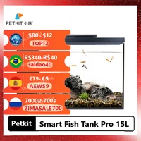 xiaomi petkit smart aquarium eco friendly fish tank pro mobile app aquarium management smart lighting system light gradient 15l