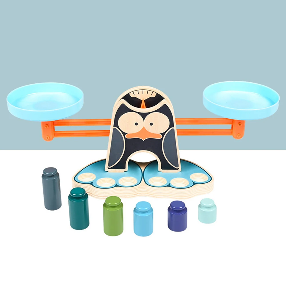

Математическая игра Монтессори, пингвин, цифровые весы, искусственные игрушки, раннее обучение, детская игрушка для просвещения