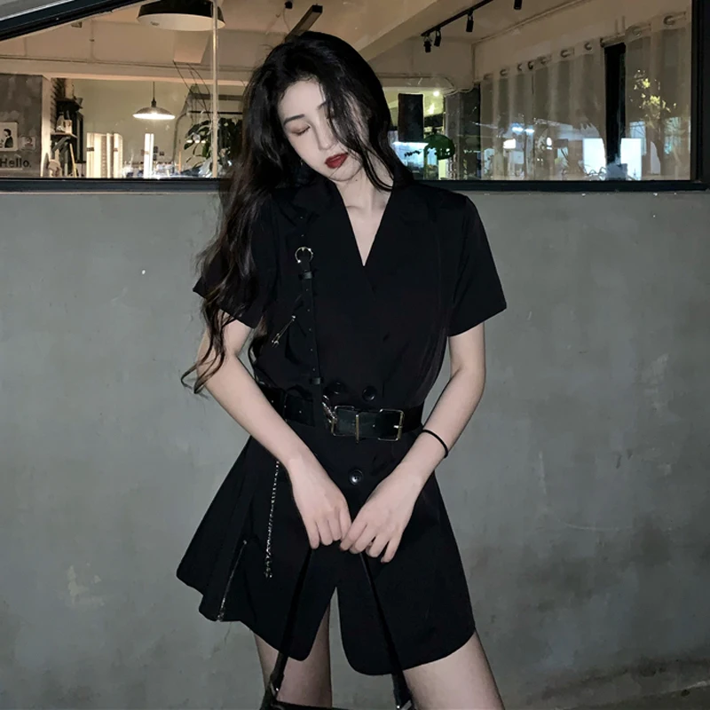 Платье-Блейзер женское с поясом на весну-осень | Женская одежда