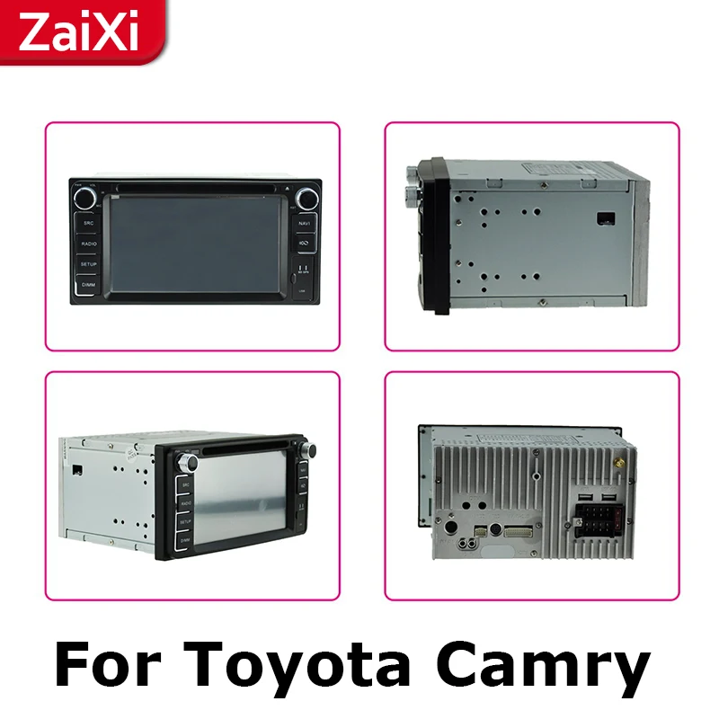 Автомагнитола ZaiXi 2Din для Toyota Camry Daihatsu Altis 2001 ~ 2006 Android мультимедийный плеер GPS