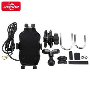 BSDDP Mobile Phone Holder Motorcycle Navigation Bracket Universal Moto
Scooter Celular Support Mobile Phone Hold USB Charger 18.11 USD