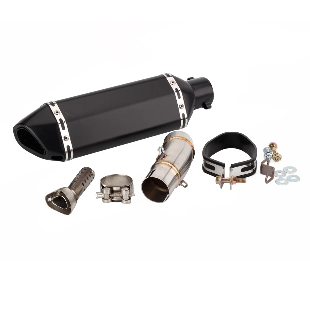 Billig Motorrad Für Kawasaki Ninja 400 2018 2019 Z400 NINJA 400 Flucht Slip Auf Auspuff Und Link Rohr Auspuff System