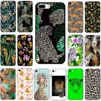 luxury cheetah rainforest flowers phone cover for iphone 6plus 6s 6 5 5s se 2020 7 8 x xs max xr 8plus 7plus 11 11pro coque capa