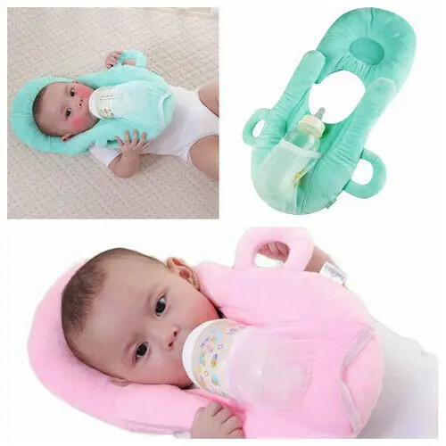 

Newborn Milk Feeding Pillow Baby Nursing Support Cushion Pad Prevent Flat Head