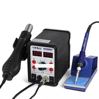 new arrival 898bd 700w 2 in 1 digital display electric soldering iron and heat hot air gun rework solder welding station